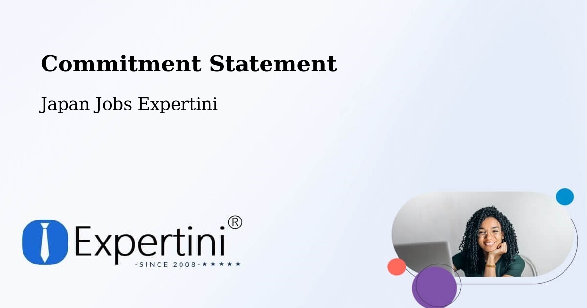 Corporate Commitment – Nishi Tokyo Shi - Japan Jobs Expertini
