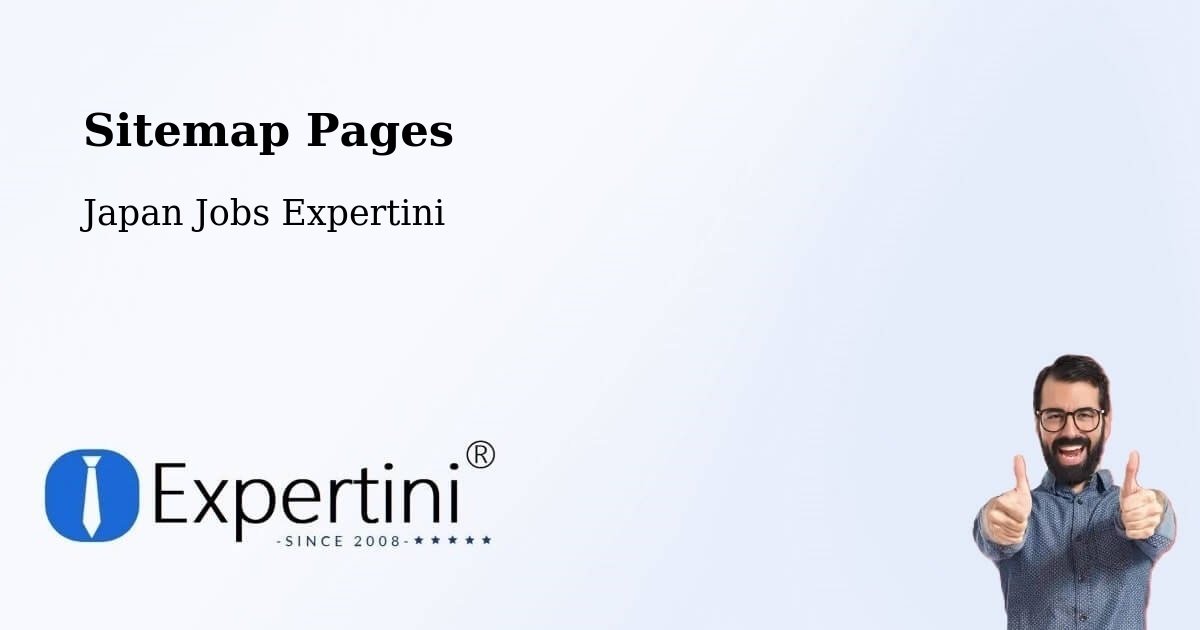 Sitemap Pages - Nishi Tokyo Shi - Japan Jobs Expertini